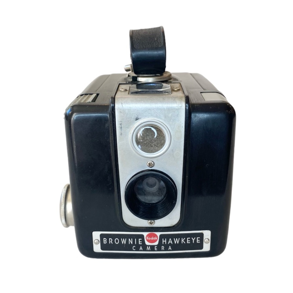 Vintage 50s Kodak Brownie Hawkeye Camera